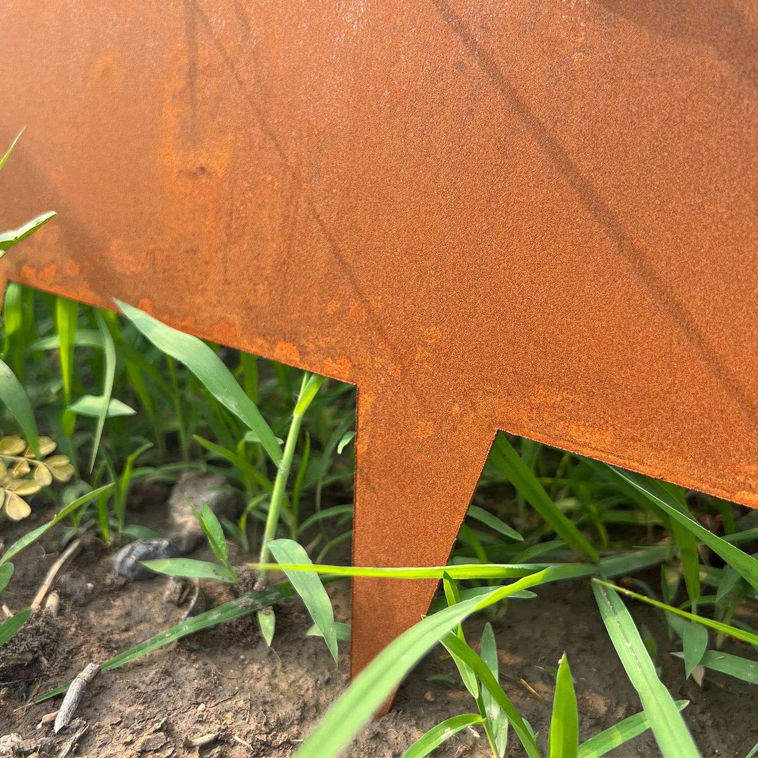 Corten Steel Garden Edge 100 mm (per metre)